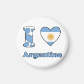 Aimant J'aime l'Argentine (Devant)