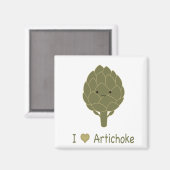 Aimant J'aime l'artichaut (Recto/Verso)