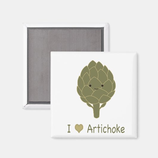 Aimant J'aime l'artichaut (Recto/Verso)