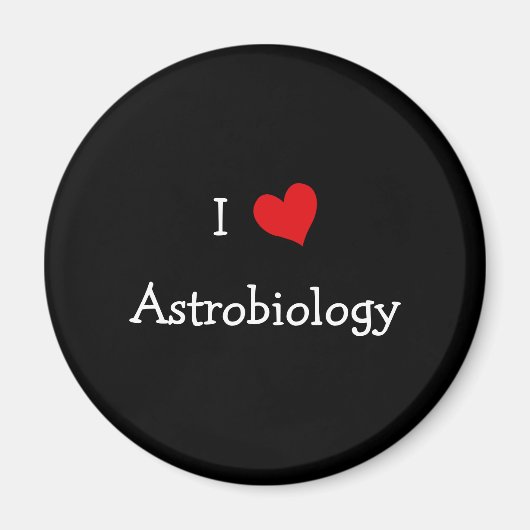 Aimant J'aime l'astrobiologie (Devant)