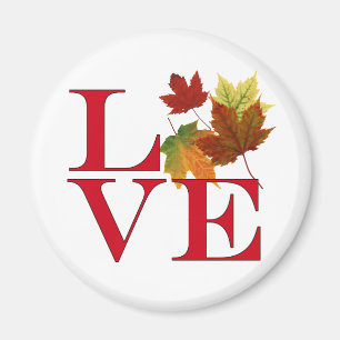 Aimant J'aime l'automne