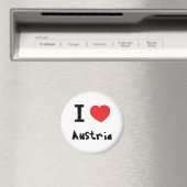 Aimant J'aime l'Autriche (In Situ (Lave-vaisselle))