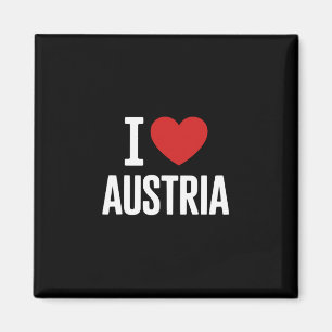 Aimant J'aime l'Autriche Osterreich Ski Autrichien Été H