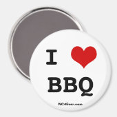 AIMANT J'AIME LE BBQ (Recto/Verso)