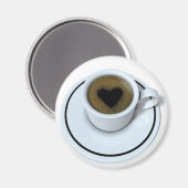 Aimant J'AIME le café (Recto/Verso)