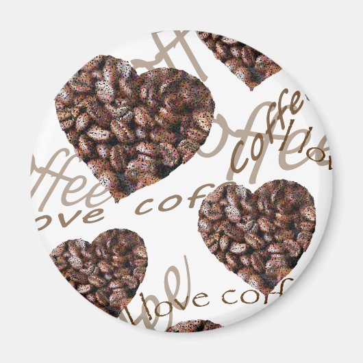 Aimant J'Aime Le Café ! ! (Devant)