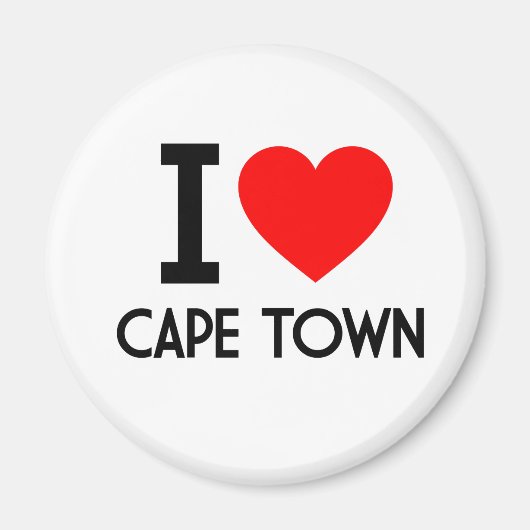 Aimant J'aime le Cap (Devant)