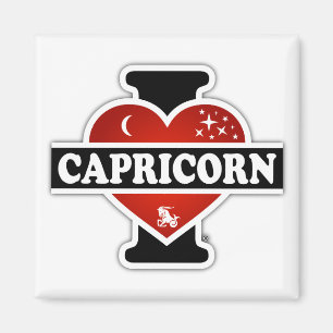 Aimant J'aime le Capricorne