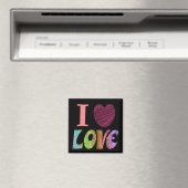 Aimant J'aime le coeur (In Situ (Lave-vaisselle))