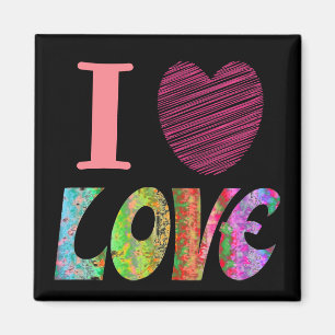 Aimant J'aime le coeur