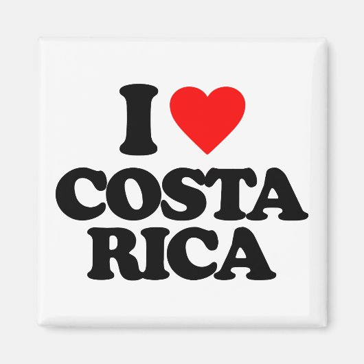 AIMANT J'AIME LE COSTA RICA (Devant)