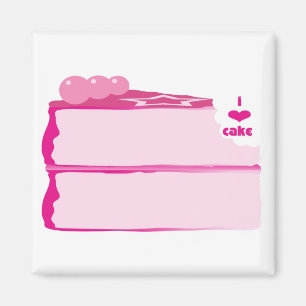 Aimant J'aime le gâteau