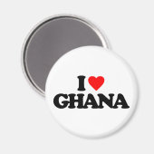 AIMANT J'AIME LE GHANA (Recto/Verso)