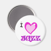 Aimant J'AIME LE Jazz (Recto/Verso)