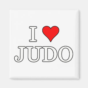 Aimant J'aime le judo