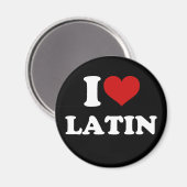Aimant J'aime le latin (Recto/Verso)