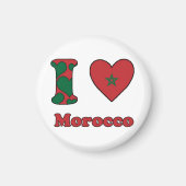 Aimant J'aime le Maroc (Devant)