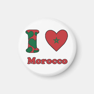 Aimant J'aime le Maroc