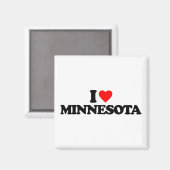 AIMANT J'AIME LE MINNESOTA (Recto/Verso)