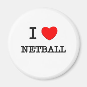 Aimant J'aime le net-ball