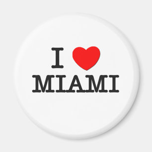 Aimant J'aime le New Jersey de Miami
