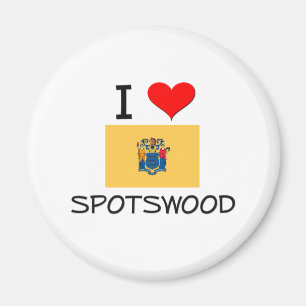 Aimant J'aime le New Jersey de Spotswood