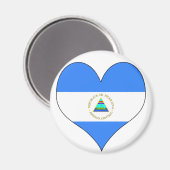 Aimant J'aime le Nicaragua (Recto/Verso)