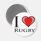 Aimant J'Aime Le Rugby (Recto/Verso)