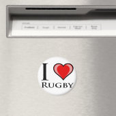 Aimant J'Aime Le Rugby (In Situ (Lave-vaisselle))