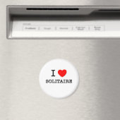 Aimant J'aime le solitaire (In Situ (Lave-vaisselle))
