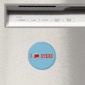 Aimant J'aime le steak (In Situ (Lave-vaisselle))