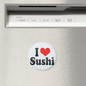 Aimant J'Aime Le Sushi (In Situ (Lave-vaisselle))