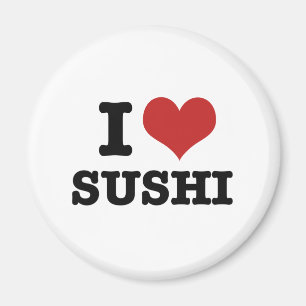 Aimant J'Aime Le Sushi