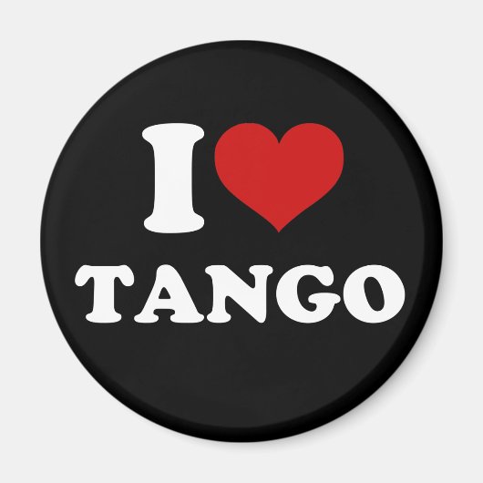 Aimant J'aime le tango (Devant)