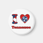 Aimant J'aime le Tennessee (Devant)