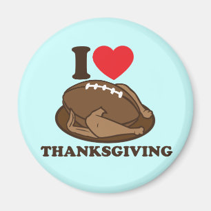 Aimant J'aime le thanksgiving