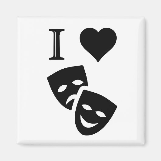 Aimant J'aime le théâtre (Devant)