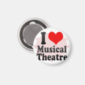 Aimant J'aime le théâtre musical (Recto/Verso)