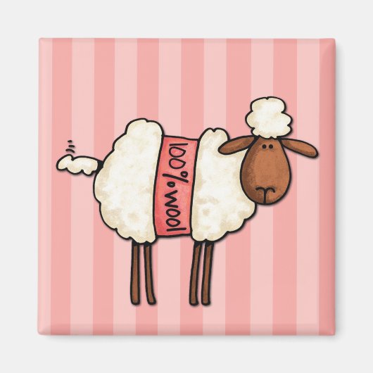 Aimant j'aime le tricot (Devant)