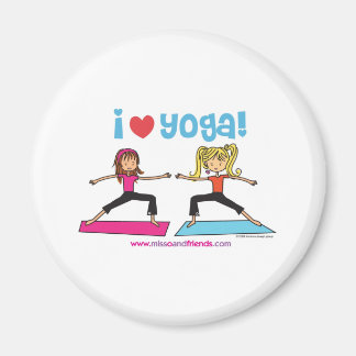 Aimant j'aime le yoga