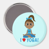Aimant J'Aime Le Yoga ! (Recto/Verso)