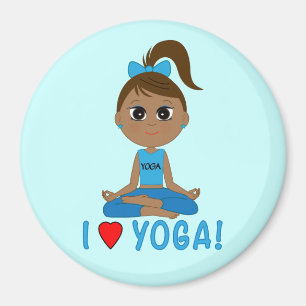 Aimant J'aime le yoga !