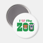 Aimant J'aime le ZOO (Recto/Verso)