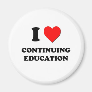 Aimant J'aime l'éducation permanente