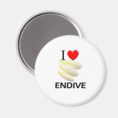 Aimant J'Aime L'Endive (Recto/Verso)