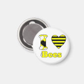 Aimant J'aime les abeilles (Recto/Verso)