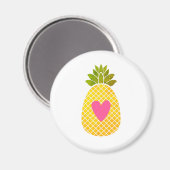 Aimant J'aime les ananas (Recto/Verso)