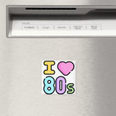 Aimant J'aime les années 80 (In Situ (Lave-vaisselle))