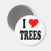 AIMANT J'AIME LES ARBRES (Recto/Verso)