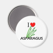 Aimant J'Aime Les Asperges (Recto/Verso)